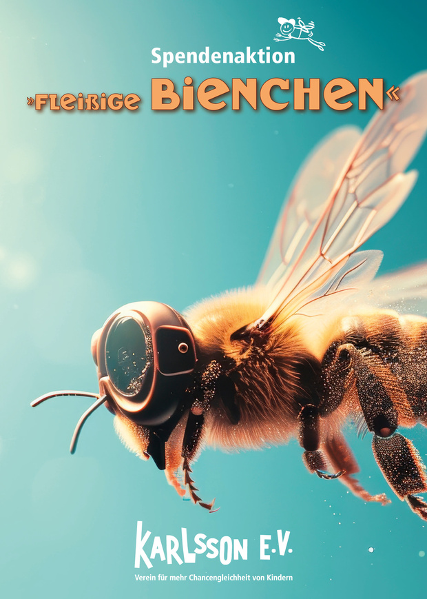 Spendenaktion "Fleißige Bienchen" für den Karlsson e. V.