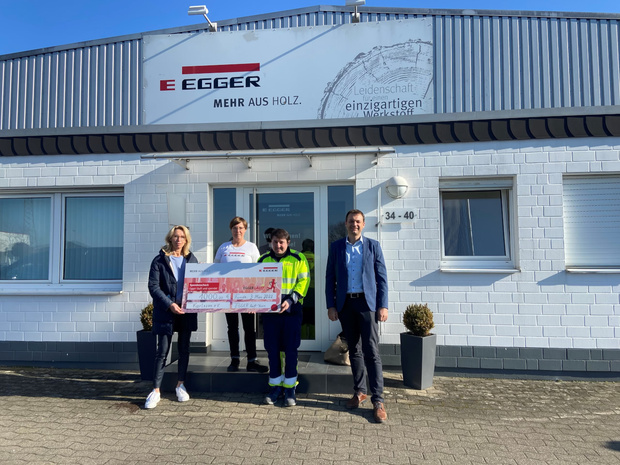 1.000 € von EGGER für die Karlsson-Kinder