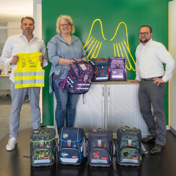 Schulranzen gespendet
