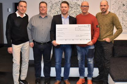 Gebr. Scheidt spenden 2.000 Euro