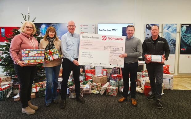 Spendenübergabe und Wunschzettelaktion mit der Firma Buschjost GmbH
