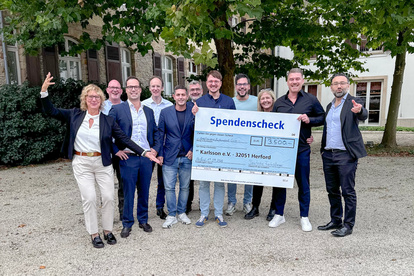 3.500 Euro vom Bonitas Sommerfest für Karlsson